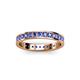 3 - Livia 2.00 mm Tanzanite Eternity Band 