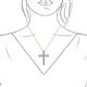 3 - Amen Aquamarine Cross Pendant 
