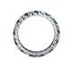 4 - Joyce 3.00 mm Blue and White Diamond Eternity Band 