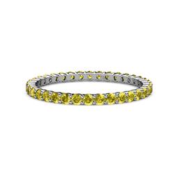 Joyce Yellow Diamond Eternity Band Yellow Diamond Common Prong Womens Eternity Ring Stackable ctw K White Gold