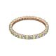 2 - Joyce 2.00 mm Peridot and Diamond Eternity Band 