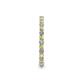 5 - Joyce 2.00 mm Peridot and Diamond Eternity Band 