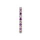 5 - Joyce 2.30 mm Amethyst and Diamond Eternity Band 