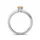 4 - Niah Classic 7x5 mm Oval Shape Citrine Solitaire Engagement Ring 
