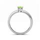 4 - Niah Classic 7x5 mm Oval Shape Peridot Solitaire Engagement Ring 