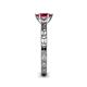 5 - Niah Classic 7x5 mm Oval Shape Ruby Solitaire Engagement Ring 