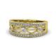 1 - Aurelia 0.52 ctw Natural Diamonds Wedding Band 