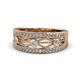 1 - Aurelia 0.52 ctw Natural Diamonds Wedding Band 