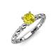4 - Viona Signature Yellow Diamond Solitaire Engagement Ring 