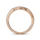 4 - Annabel Desire Diamond Curved Wedding Band 