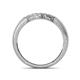 4 - Annabel Desire Diamond Curved Wedding Band 