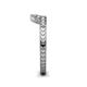 5 - Annabel Desire Diamond Curved Wedding Band 
