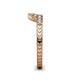 5 - Annabel Desire Diamond Curved Wedding Band 