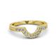 2 - Annabel Desire Diamond Curved Wedding Band 