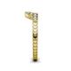 5 - Annabel Desire Diamond Curved Wedding Band 
