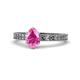 1 - Janina Classic Oval Cut Pink Sapphire Solitaire Engagement Ring 