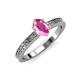 3 - Janina Classic Oval Cut Pink Sapphire Solitaire Engagement Ring 
