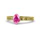 1 - Janina Classic Oval Cut Pink Sapphire Solitaire Engagement Ring 