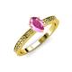 3 - Janina Classic Oval Cut Pink Sapphire Solitaire Engagement Ring 