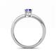 4 - Janina Classic Oval Cut Tanzanite Solitaire Engagement Ring 