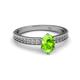 2 - Janina Classic Oval Cut Peridot Solitaire Engagement Ring 