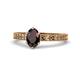 1 - Janina Classic Oval Cut Red Garnet Solitaire Engagement Ring 