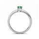 4 - Janina Classic Oval Cut Emerald Solitaire Engagement Ring 
