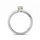 4 - Janina Classic Oval Cut Yellow Sapphire Solitaire Engagement Ring 