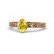 1 - Janina Classic Oval Cut Yellow Sapphire Solitaire Engagement Ring 