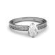 2 - Janina Classic Oval Cut White Sapphire Solitaire Engagement Ring 