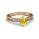 2 - Janina Classic Oval Cut Yellow Sapphire Solitaire Engagement Ring 