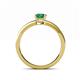 4 - Maren Classic 7x5 mm Emerald Cut Emerald Solitaire Engagement Ring 