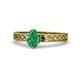1 - Maren Classic 7x5 mm Oval Shape Emerald Solitaire Engagement Ring 