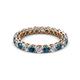 2 - Tiffany 2.80 mm Blue and White Diamond Eternity Band 