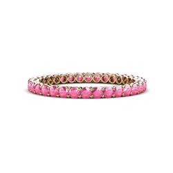 Tiffany Pink Tourmaline Eternity Band Pink Tourmaline Womens Eternity Ring Stackable ctw K Rose Gold