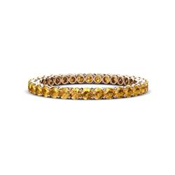Tiffany Citrine Eternity Band Citrine Side Gallery Shared Prong Womens Eternity Ring Stackable ctw K Rose Gold