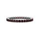 1 - Tiffany 2.00 mm Red Garnet Eternity Band 