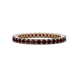 Tiffany Red Garnet Eternity Band Red Garnet Gallery Shared Prong Womens Eternity Ring Stackable ctw K Rose Gold