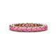 1 - Tiffany 2.80 mm Rhodolite Garnet Eternity Band 