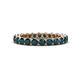 1 - Tiffany 2.80 mm London Blue Topaz Eternity Band 