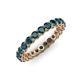 3 - Tiffany 2.80 mm London Blue Topaz Eternity Band 