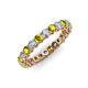 3 - Tiffany 2.80 mm Yellow and White Diamond Eternity Band 