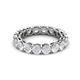 2 - Tiffany 3.80 mm White Sapphire Eternity Band 