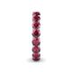 5 - Tiffany 3.80 mm Rhodolite Garnet Eternity Band 