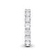 5 - Tiffany 3.80 mm White Sapphire Eternity Band 