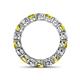 4 - Tiffany 3.80 mm Yellow and White Diamond Eternity Band 