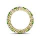 4 - Tiffany 3.80 mm Green Garnet and Diamond Eternity Band 