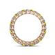 4 - Tiffany 2.80 mm Yellow and White Diamond Eternity Band 