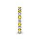 5 - Tiffany 2.80 mm Yellow and White Diamond Eternity Band 