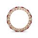 4 - Tiffany 2.80 mm Ruby and Diamond Eternity Band 